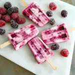 Berry Swirl Yogurt Pops