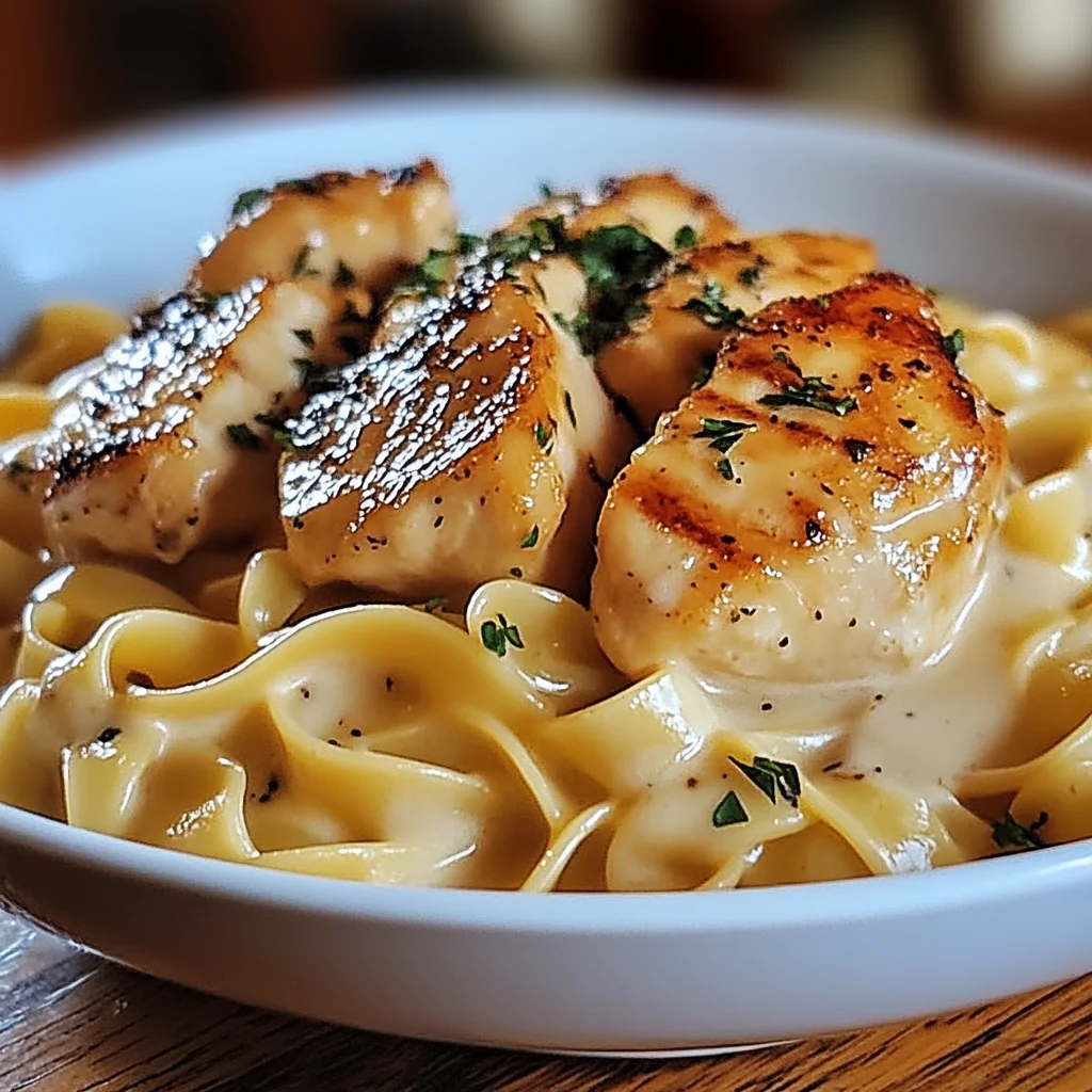 Chicken with Buttered Noodles