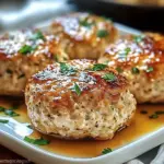 Garlic Parmesan Chicken Meatloaves