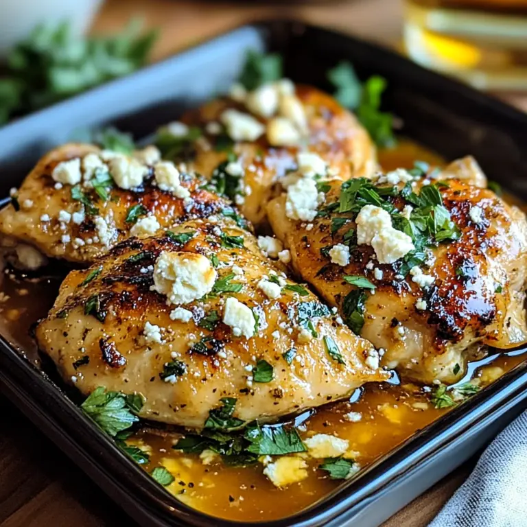Hot Honey Feta Chicken