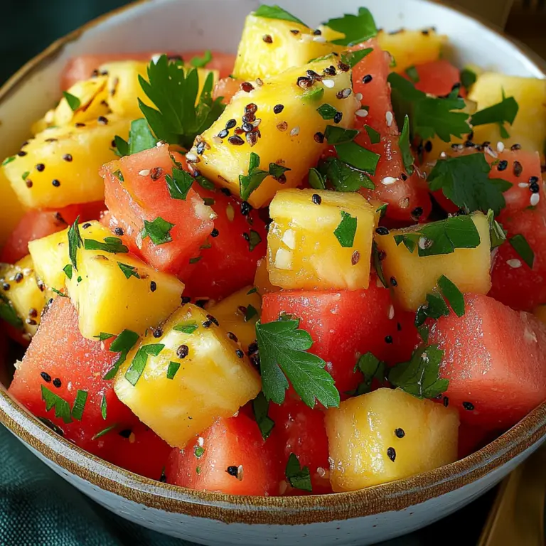 Melon and Pineapple Salad: A Fresh, Juicy BBQ Side Dish Favorite