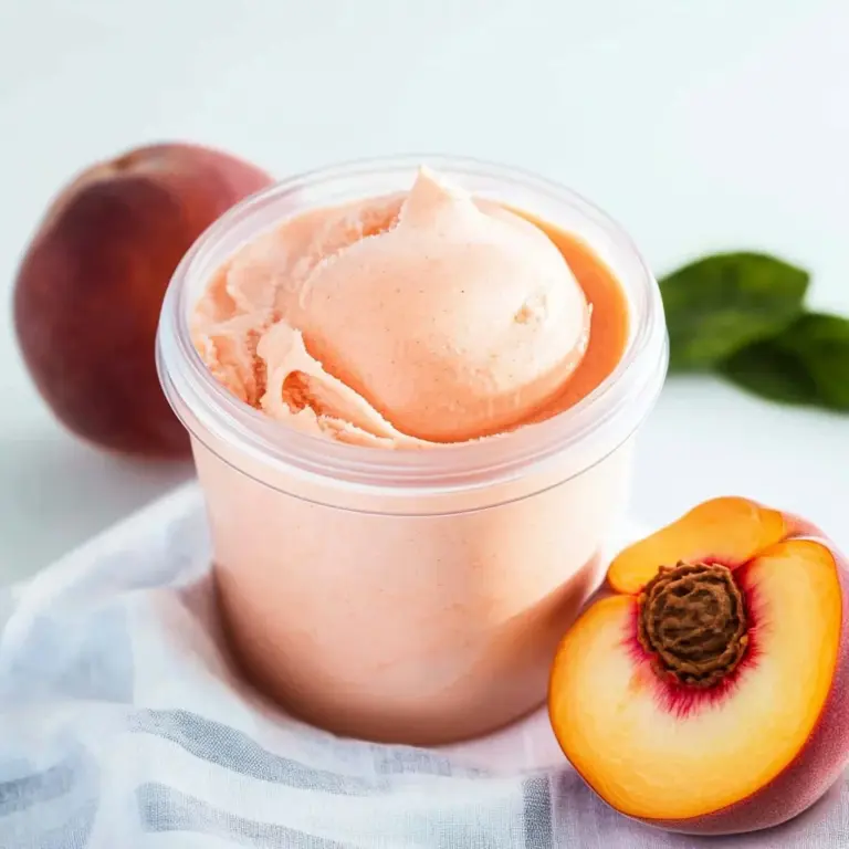 Ninja Creami Fresh Peach Sorbet