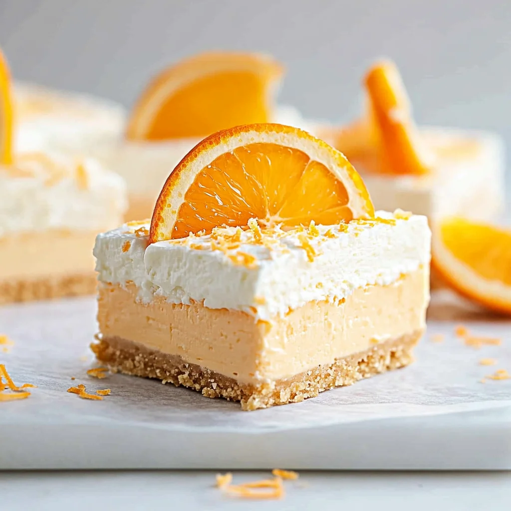 Orange Creamsicle Dream Bars