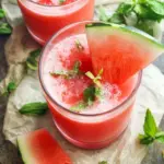 Watermelon coconut agua fresca