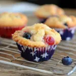 4th of July Breakfast Muffins