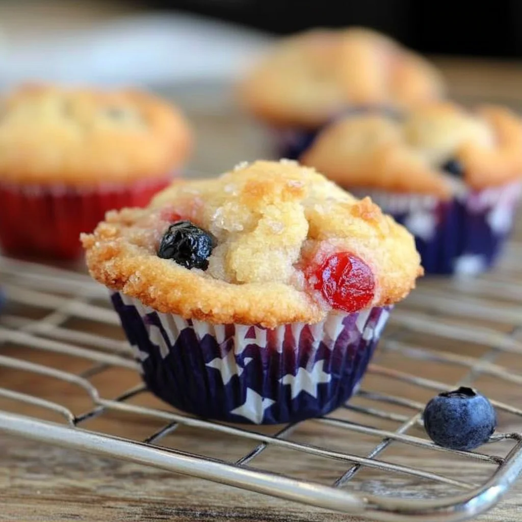 4th of July Breakfast Muffins