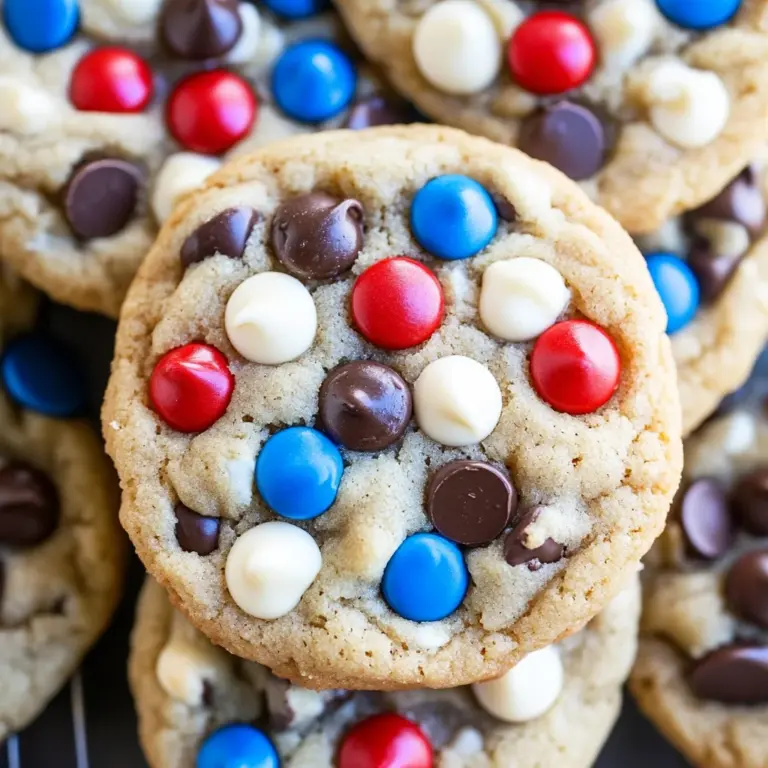 4th of July Chocolate Chip Cookies