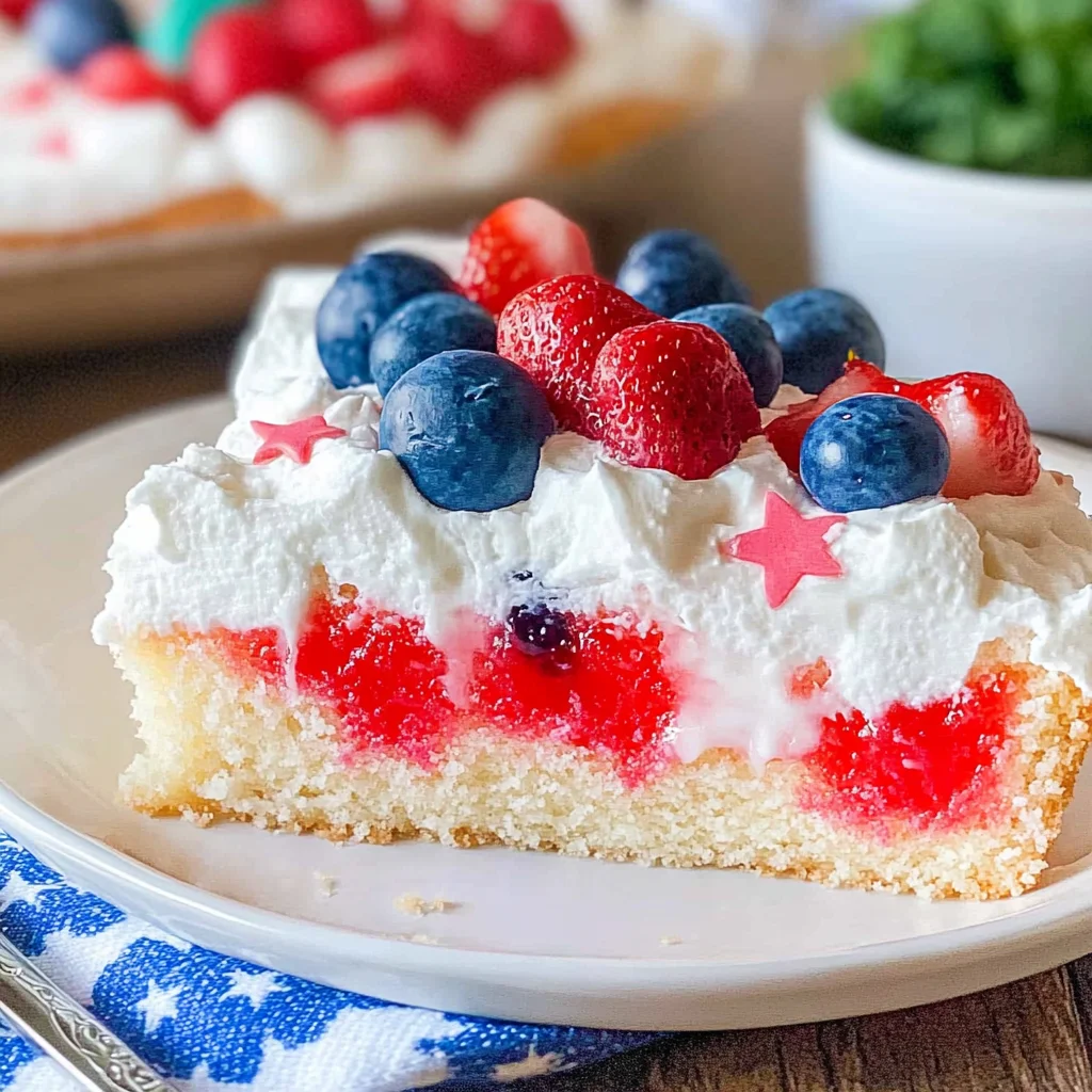 4th of July Poke Cake