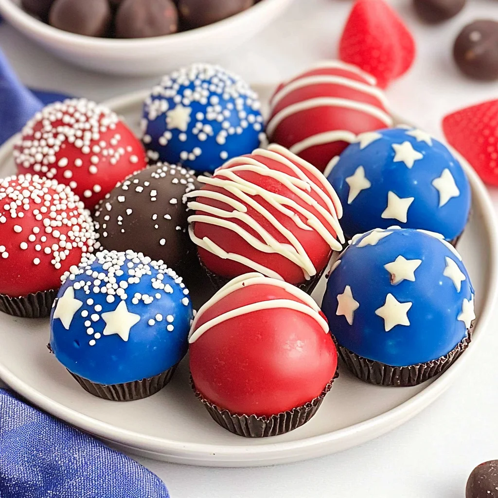 4th of July Truffles