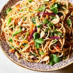 Asian Noodle Salad in Peanut Dressing