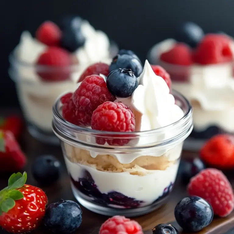 Berry Vanilla Cheesecake Parfaits