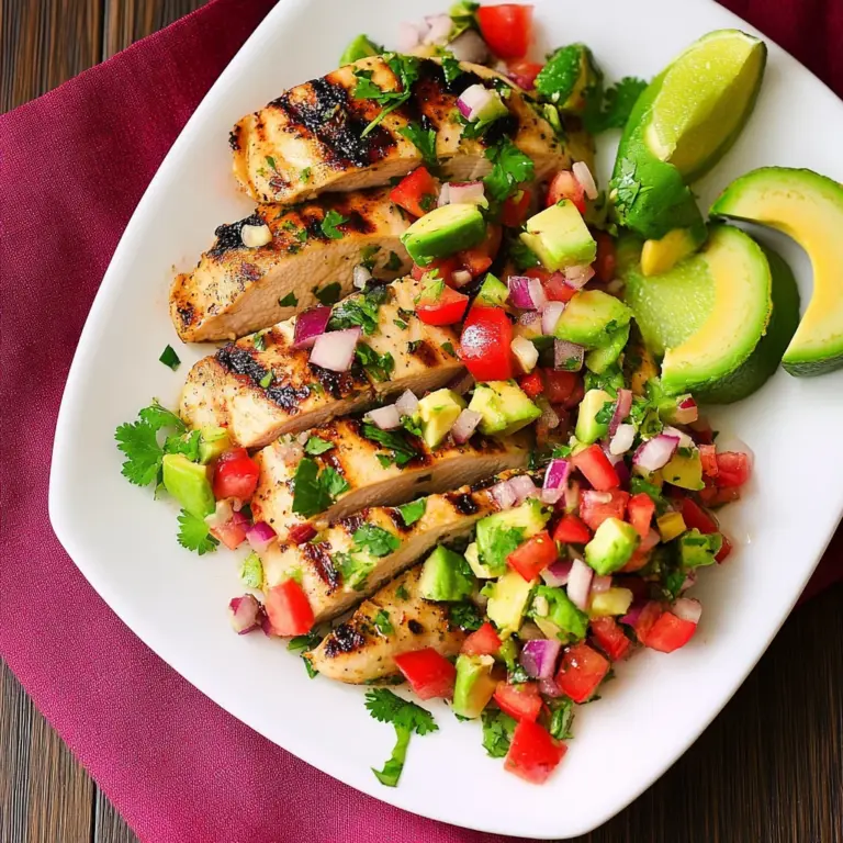Cilantro-Lime Chicken with Avocado Salsa