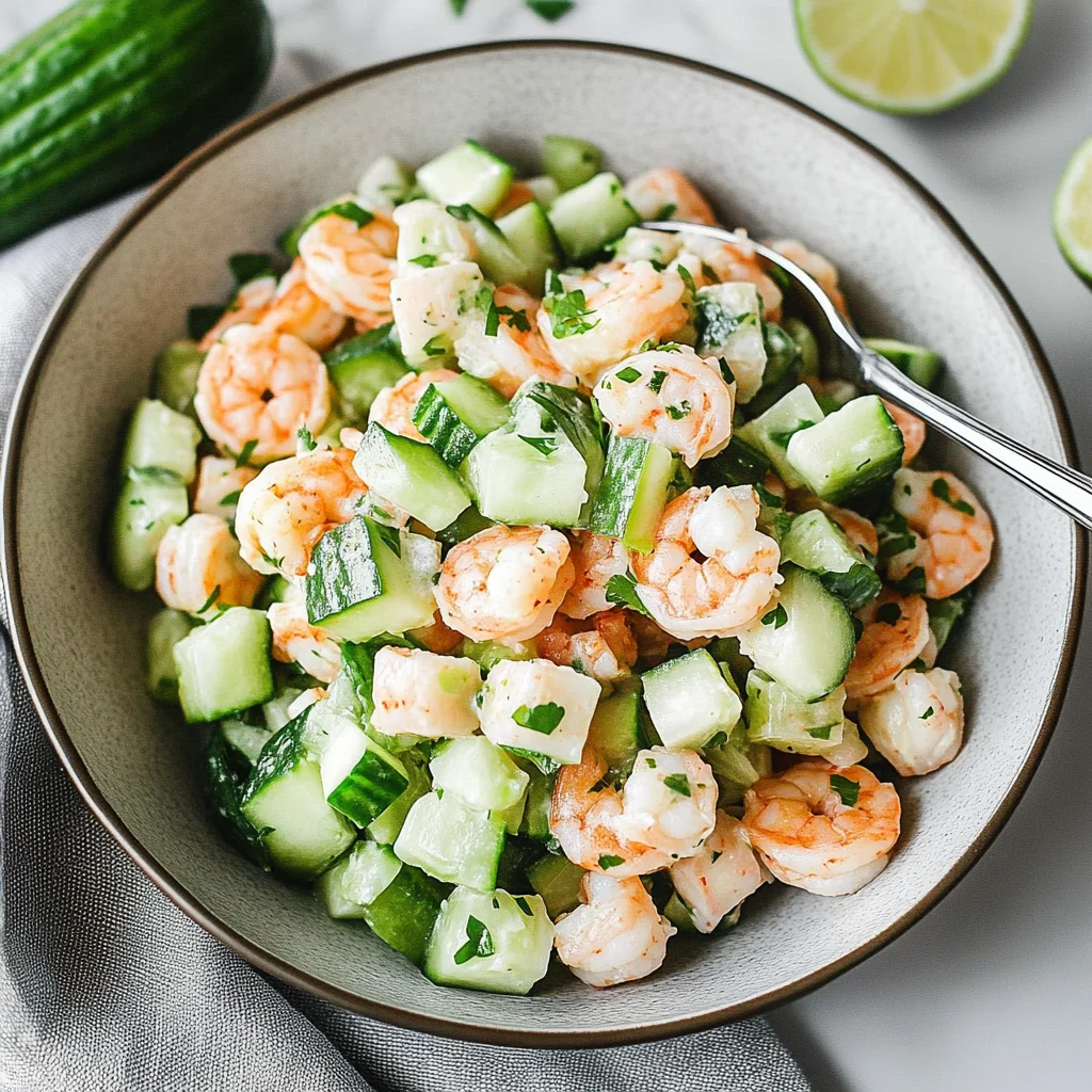 Cucumber Shrimp Salad