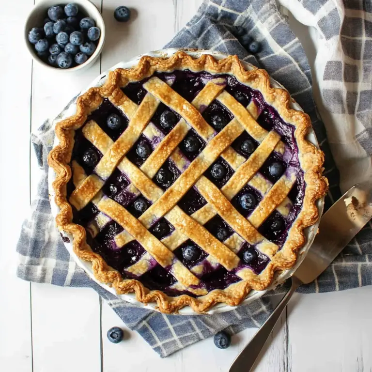 Easy Blueberry Pie
