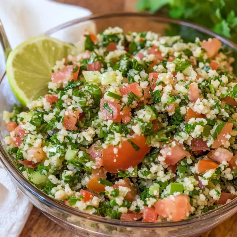 Easy Homemade Tabbouleh (tabouli)