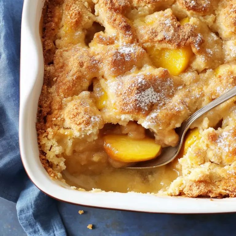 Easy Peach Cobbler