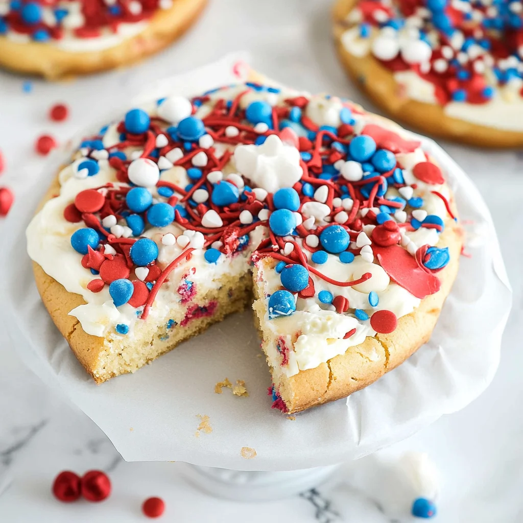 Fireworks Sugar Cookie Cake Recipe