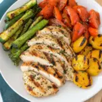 Grilled Garlic and Herb Chicken and Veggies