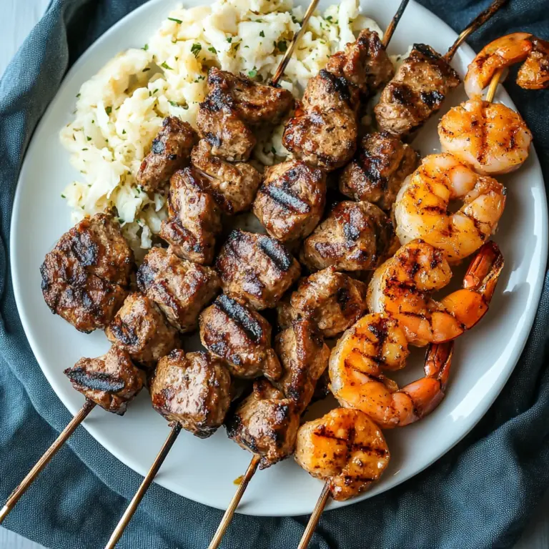 Grilled Surf and Turf Skewers