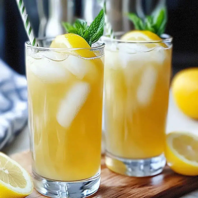 Healthier Green Tea Lemonade