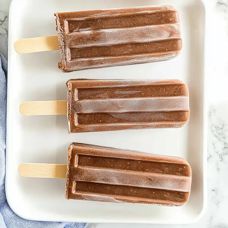 Homemade Fudgsicle