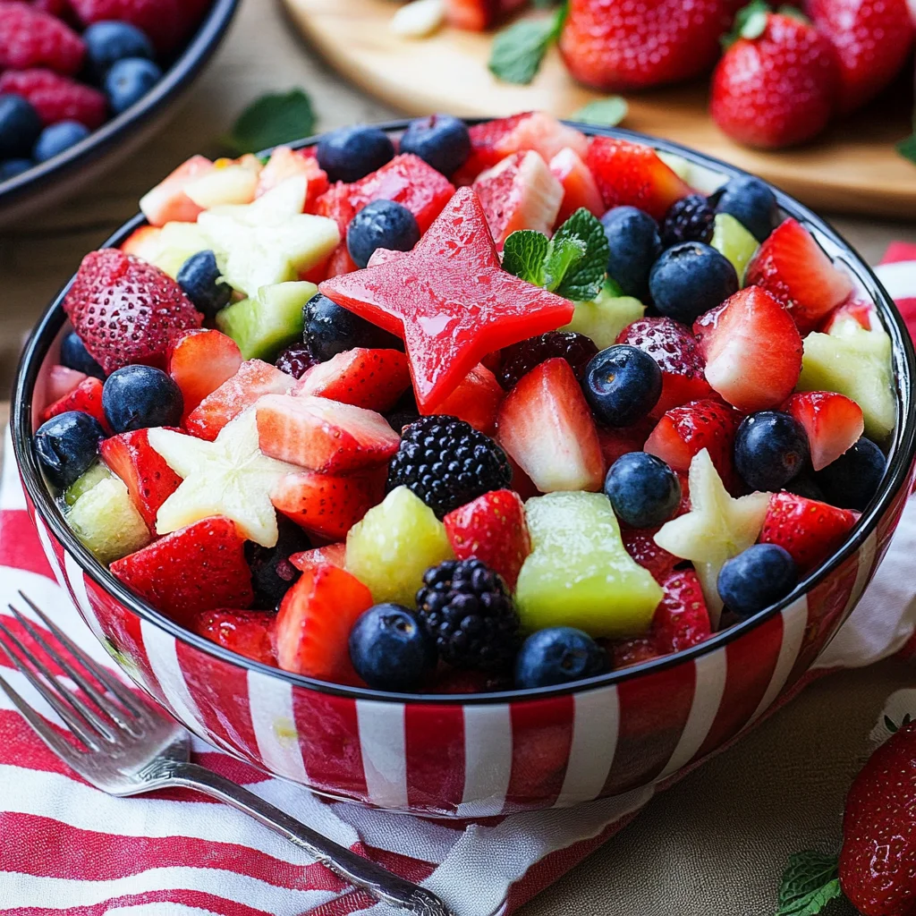 July 4th Fruit Salad