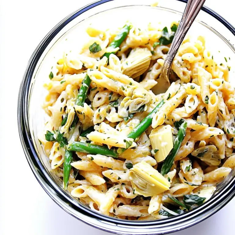 Lemony Artichoke Pasta Salad