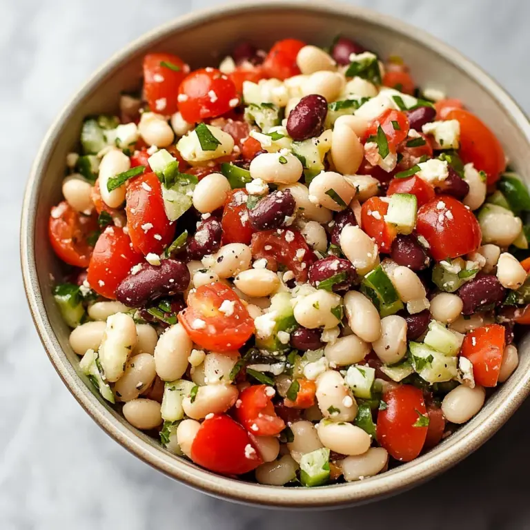 Mediterranean White Bean Salad