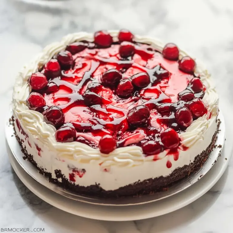 No Bake Black Forest Icebox Cake