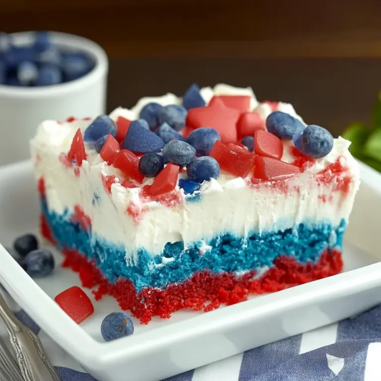 Patriotic Poke Cake