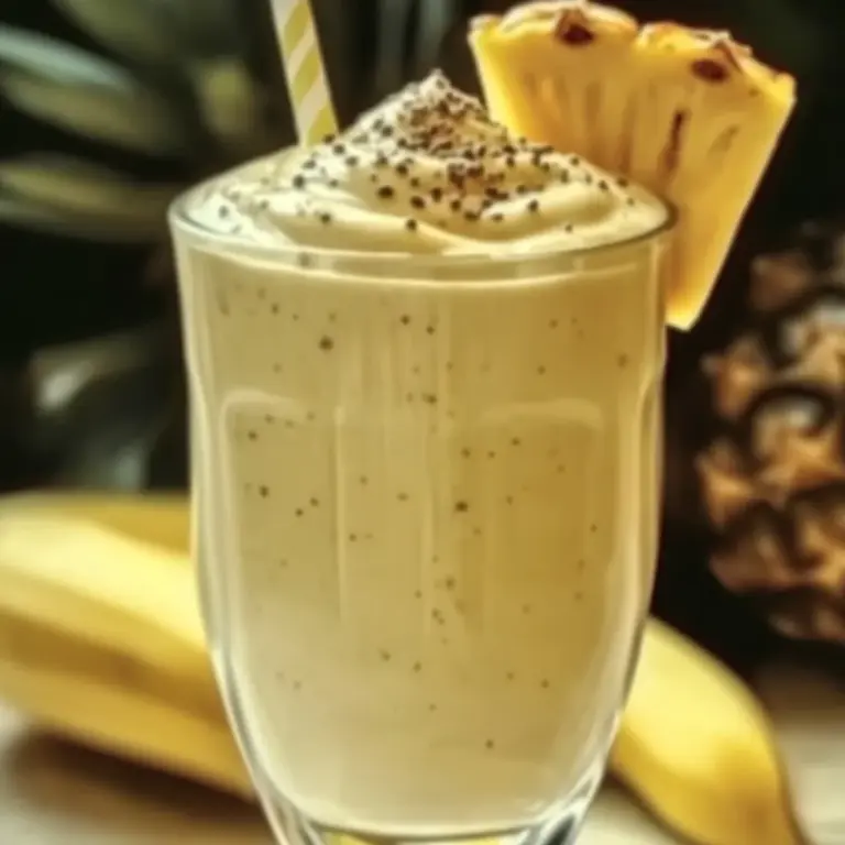 Pineapple and Banana Smoothie