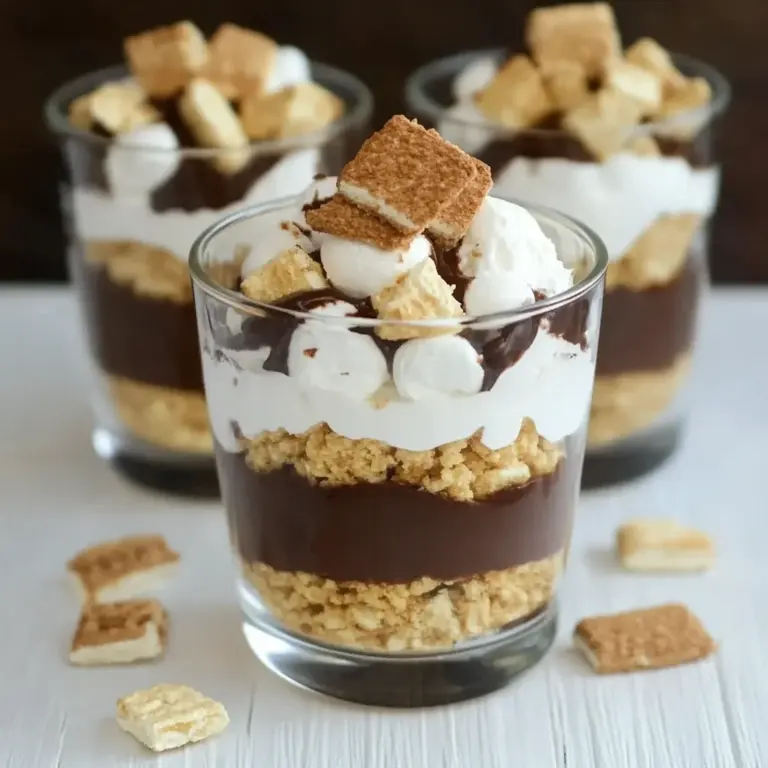 S'mores Pudding Parfaits