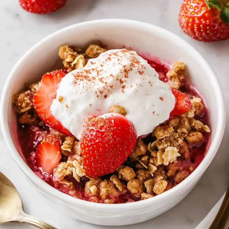 Strawberry Crisp