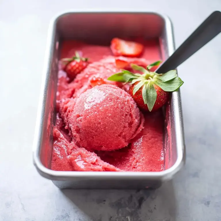 Strawberry Sorbet