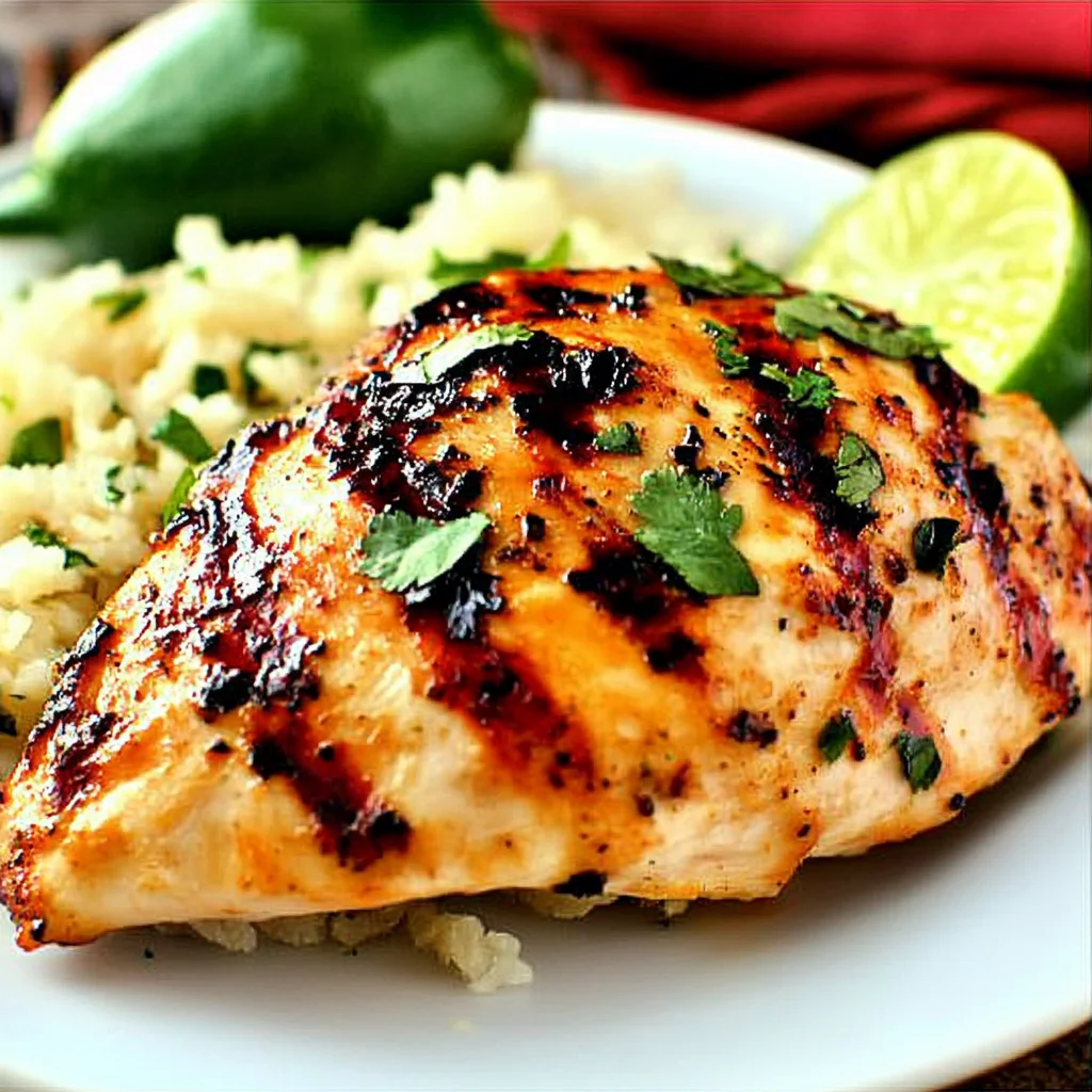 Sweet Chili Coconut-Lime Grilled Chicken