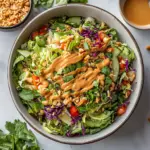 Thai Crunch Salad CPK Copycat (with peanut ginger sauce)