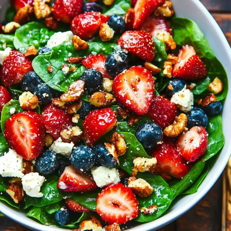 15-Minute Strawberry Spinach Salad