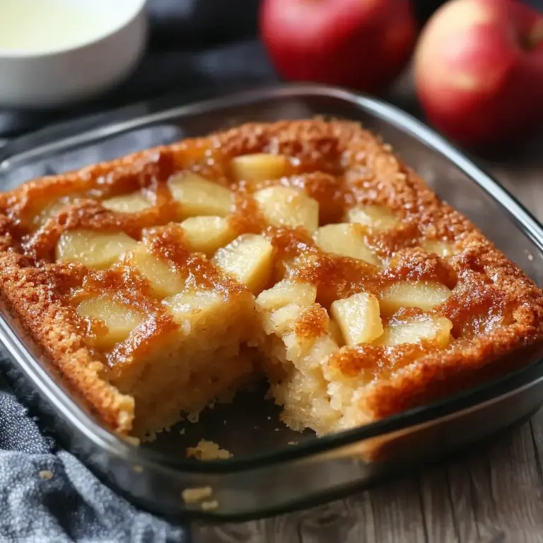 3 Ingredient Apple Cake