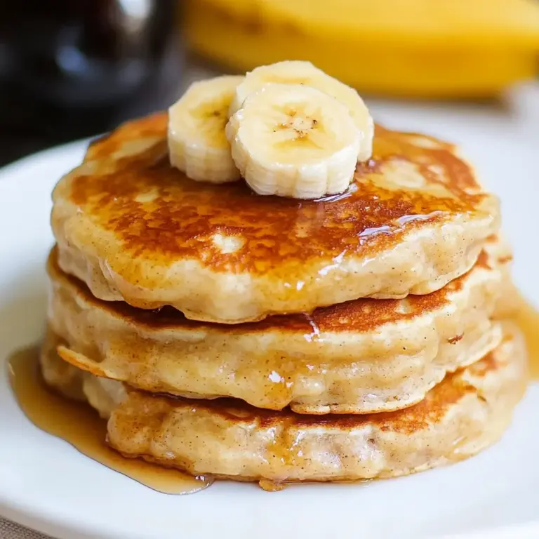 Brown Sugar Banana Pancakes