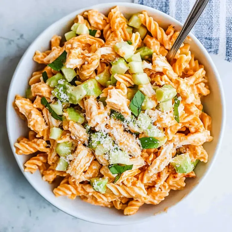 Buffalo Chicken Pasta Salad
