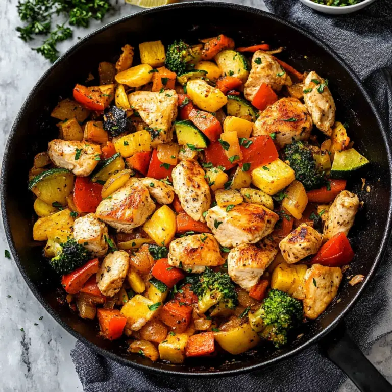 Chicken and Vegetables Skillet Recipe