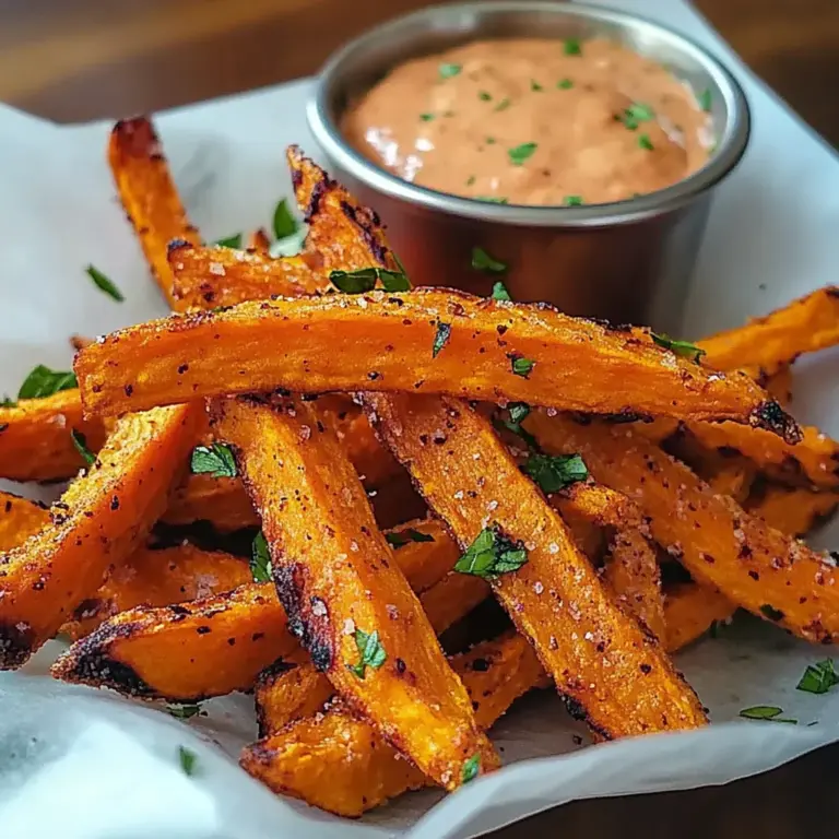 Crispy Oven Baked Sweet Potato Fries