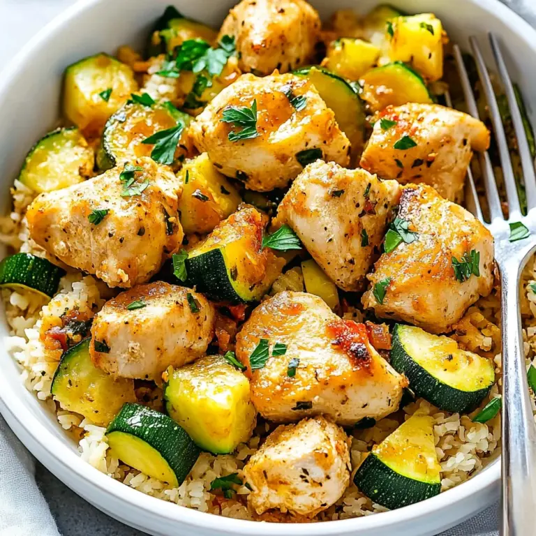 Easy Baked Chicken and Zucchini Recipe