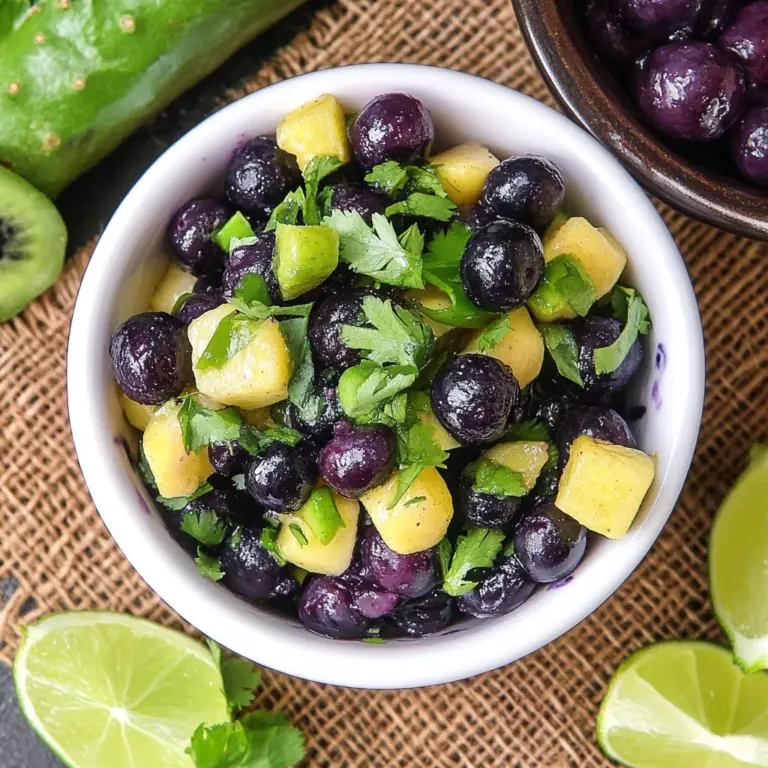 Easy Blueberry Salsa Recipe
