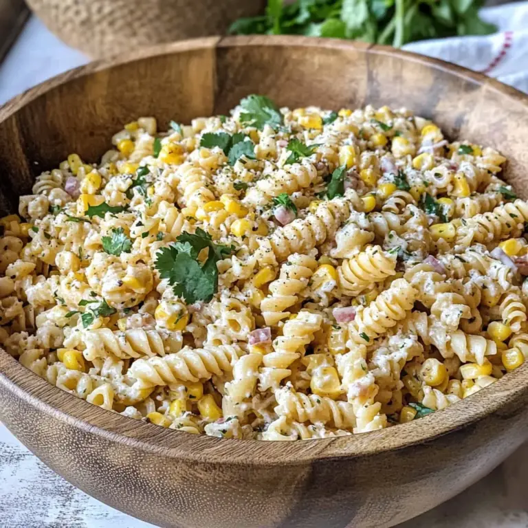 Elote Pasta Salad Recipe (Mexican Street Corn)
