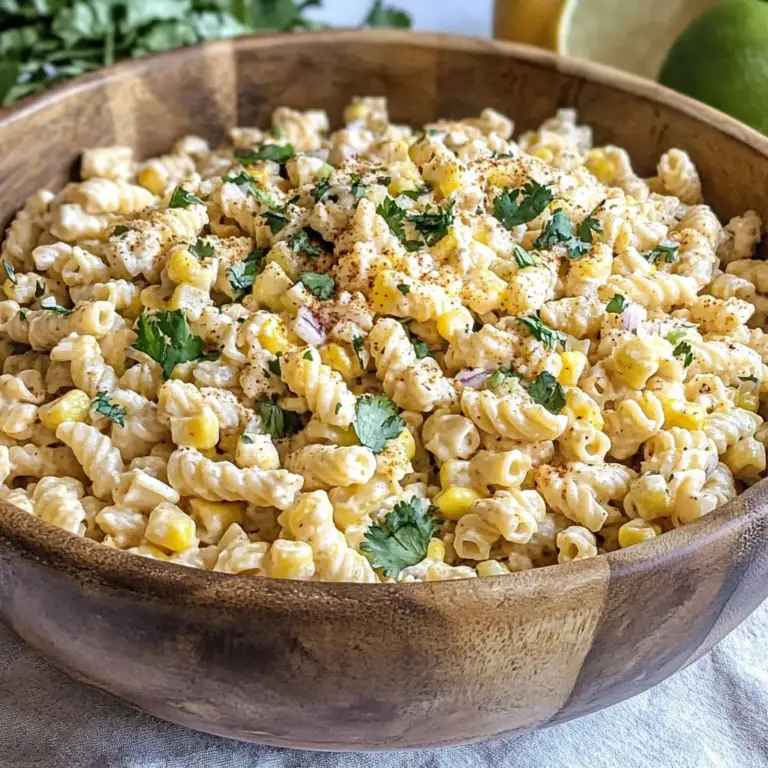 Elote Pasta Salad Recipe (Mexican Street Corn)