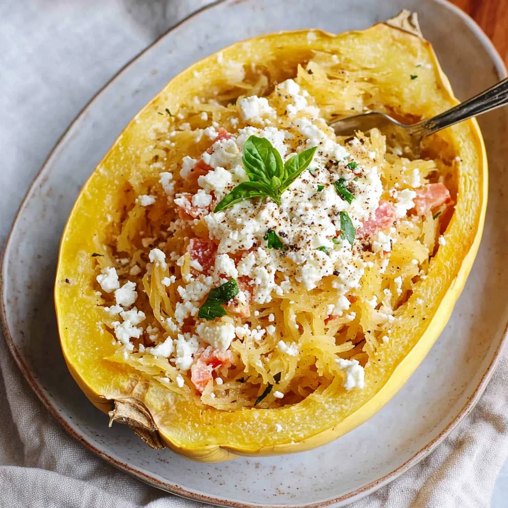 Feta Spaghetti Squash