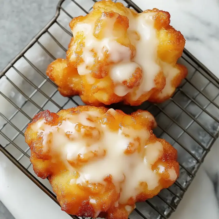 Fresh Peach Fritters That Melt in Your Mouth