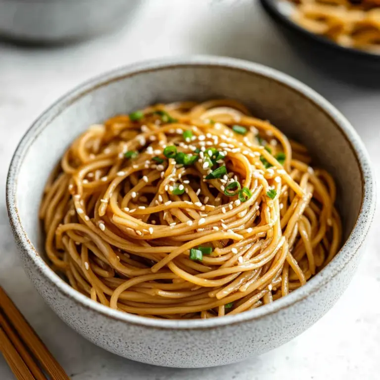Garlic Sesame Noodles