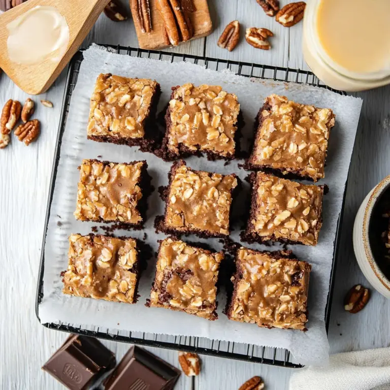 German Chocolate Cake Brownies